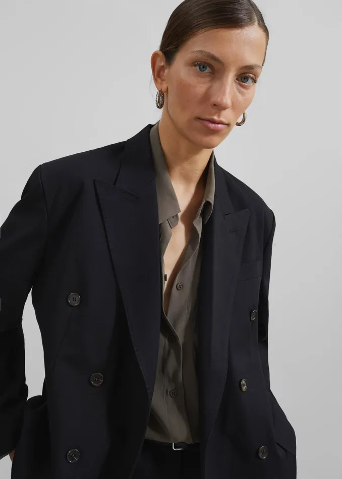 The Frankie Shop Tops Women Valmiera Blouse 8211 Khaki