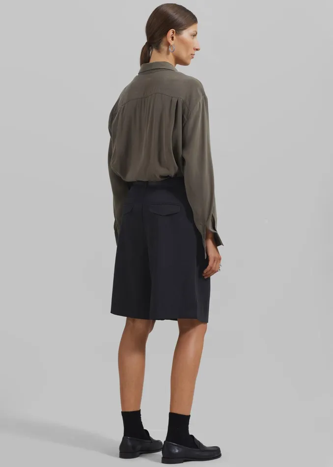 The Frankie Shop Tops Women Valmiera Blouse 8211 Khaki