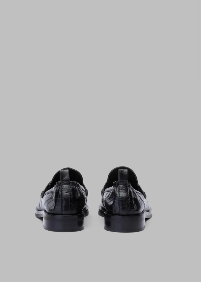 The Frankie Shop Women 31 Phillip Lim Alexa Soft Penny Croco Loafers 8211 Black