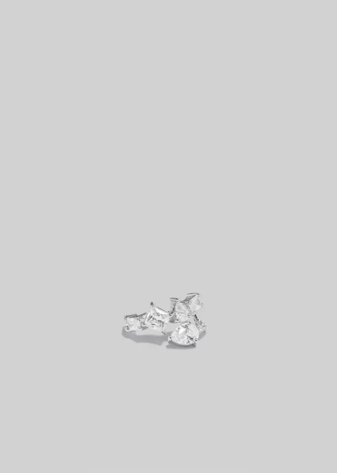 The Frankie Shop Women Completedworks Z56 Ear Cuff 8211 Rhodium Plated