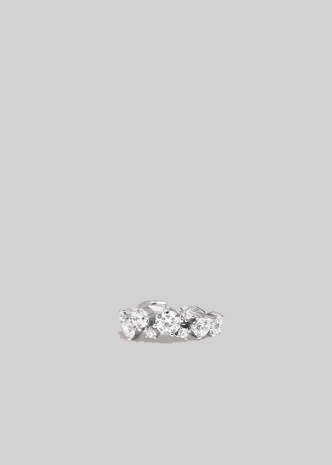 The Frankie Shop Women Completedworks Z56 Ear Cuff 8211 Rhodium Plated