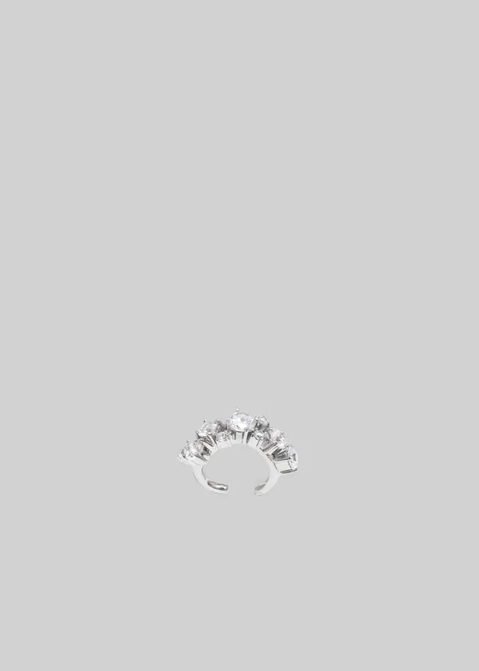 The Frankie Shop Women Completedworks Z56 Ear Cuff 8211 Rhodium Plated