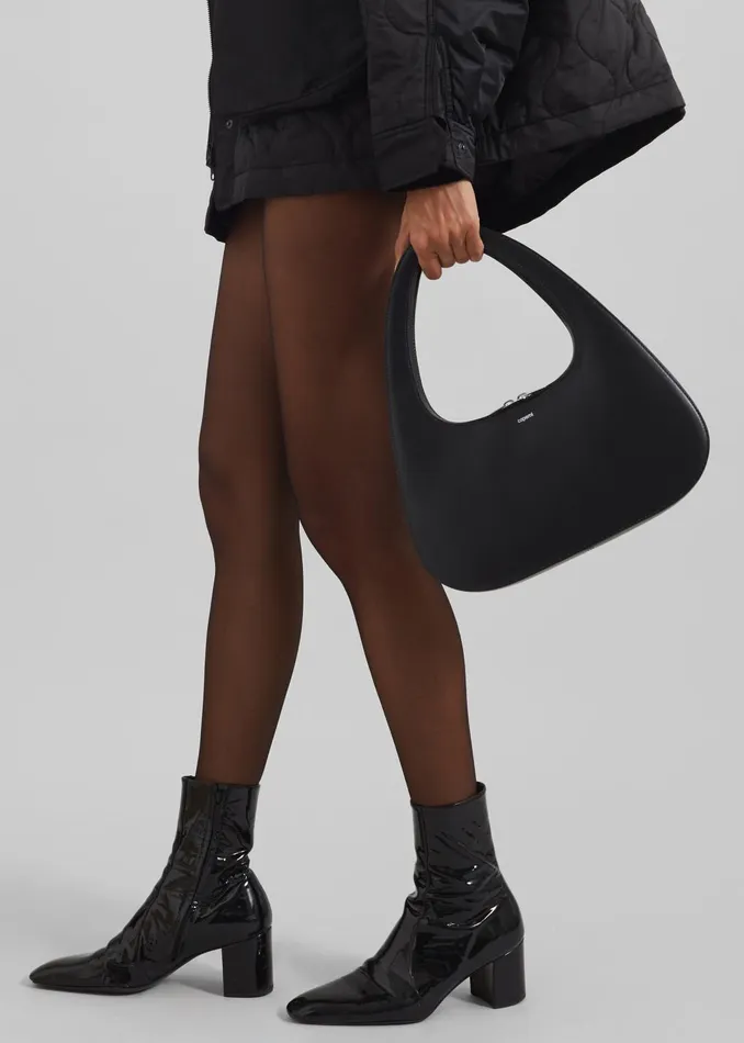 The Frankie Shop Women Coperni Large Baguette Swipe Bag 8211 Black