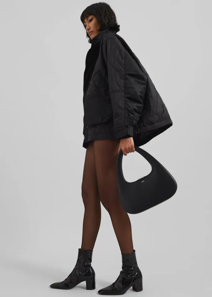 The Frankie Shop Women Coperni Large Baguette Swipe Bag 8211 Black