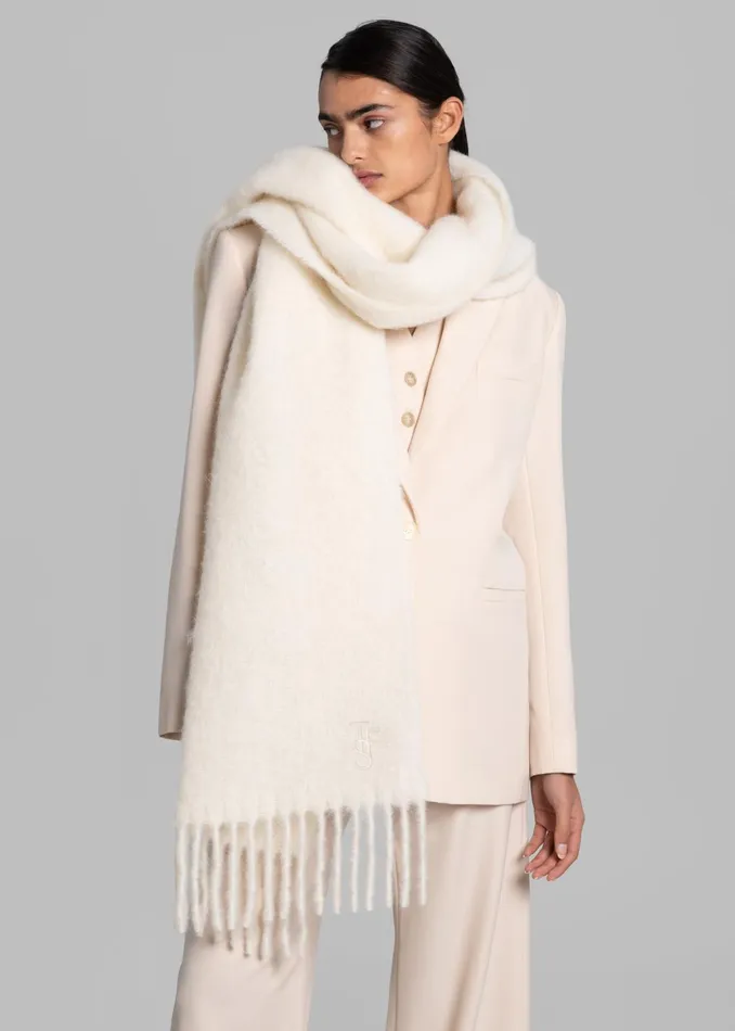 The Frankie Shop Women Frankie Lanne Scarf 8211 Off White