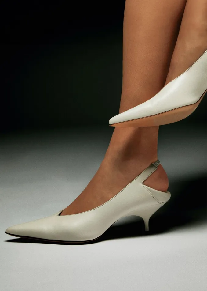 The Frankie Shop Women Gia Borghini X Heidi Bivens Heloise Heels 8211 Oyster
