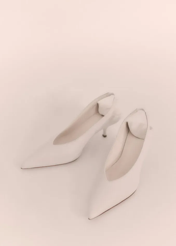 The Frankie Shop Women Gia Borghini X Heidi Bivens Heloise Heels 8211 Oyster