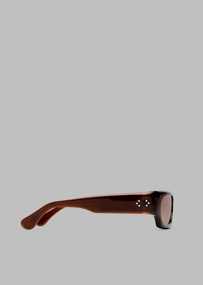 The Frankie Shop WomenMen Port Tanger Kerewan Sunglasses 8211 Bunaa AcetateTobacco Lens