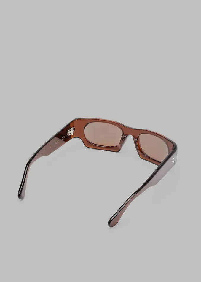 The Frankie Shop WomenMen Port Tanger Kerewan Sunglasses 8211 Bunaa AcetateTobacco Lens