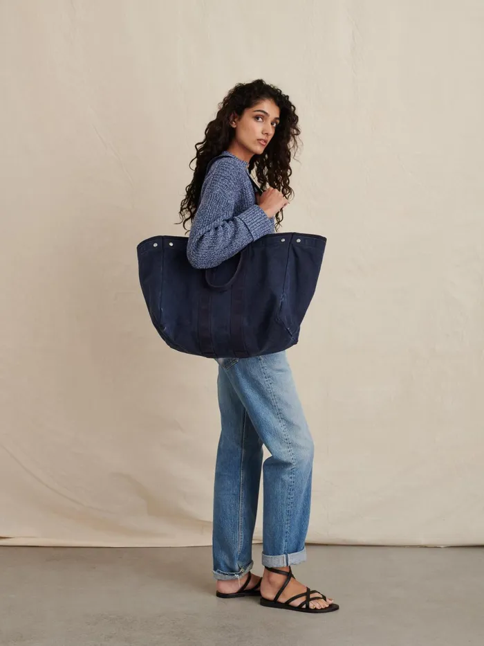 The Perfect Weekend Tote Navy Women Alex Mill