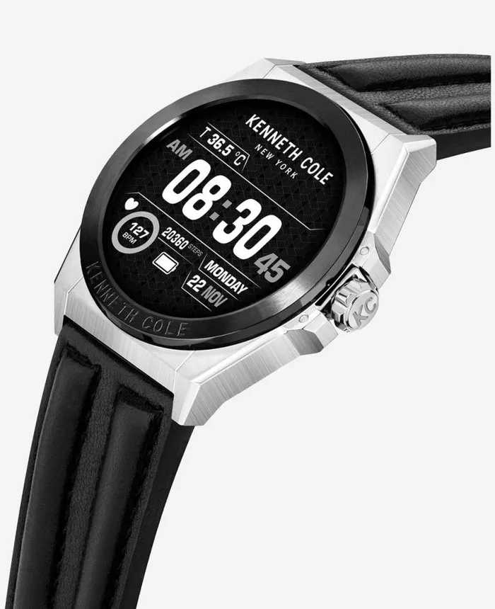 The Wellness Smartwatch 20 With Interchangeable Band Set Black Men Kenneth Cole Watches