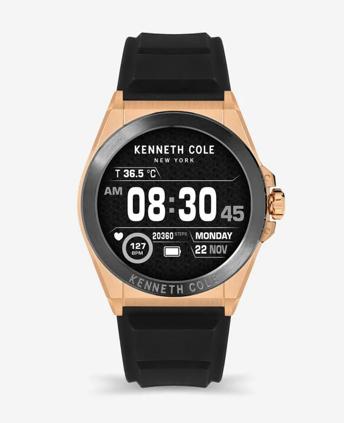 The Wellness Smartwatch 20 With Interchangeable Band Set Black Men Kenneth Cole Watches