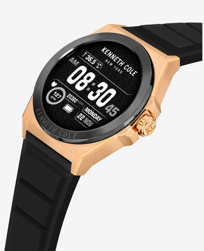 The Wellness Smartwatch 20 With Interchangeable Band Set Black Men Kenneth Cole Watches