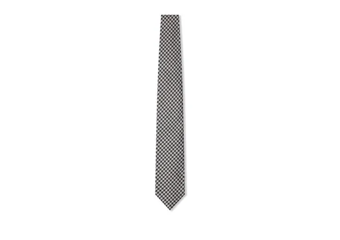 Ties and Bow Ties Men TOM FORD HOUNDSTOOTH TIE Multi Black