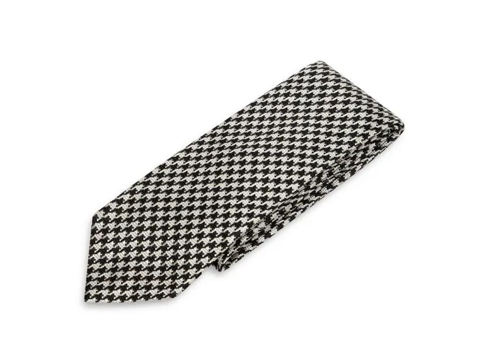 Ties and Bow Ties Men TOM FORD HOUNDSTOOTH TIE Multi Black Ties and Bow Ties Men TOM FORD HOUNDSTOOTH TIE Multi Black