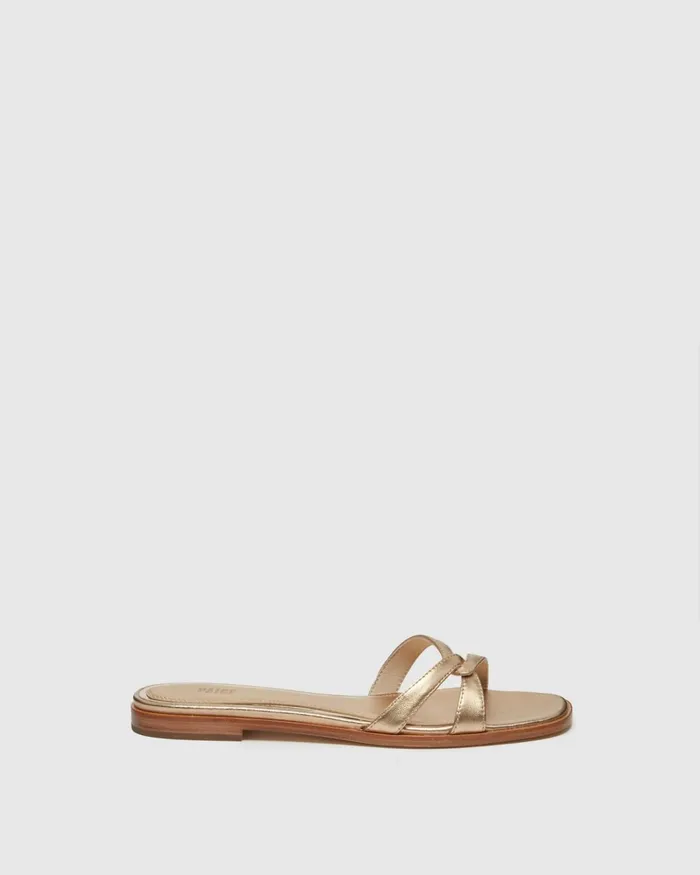 Toby Sandal 8211 Dark Gold Metallic Leather Women PAIGE Sandals