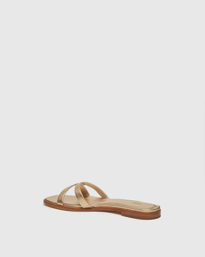Toby Sandal 8211 Dark Gold Metallic Leather Women PAIGE Sandals Toby Sandal 8211 Dark Gold Metallic Leather Women PAIGE Sandals