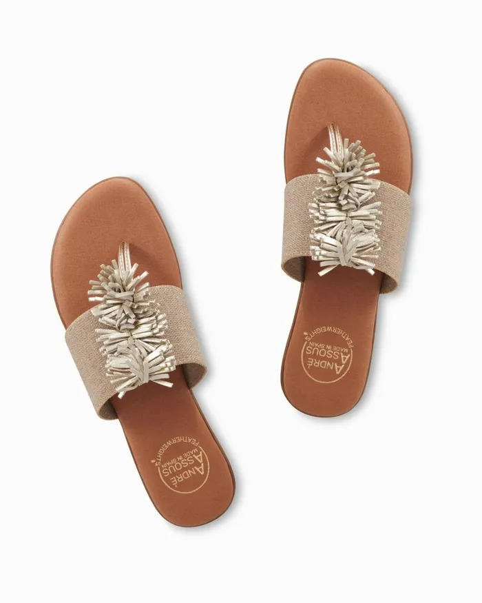 Tommy Bahama Andr Assous Featherweights Novalee Sandals Beigeplatino Women Shoes and Sandals Tommy Bahama Andr Assous Featherweights Novalee Sandals Beigeplatino Women Shoes and Sandals