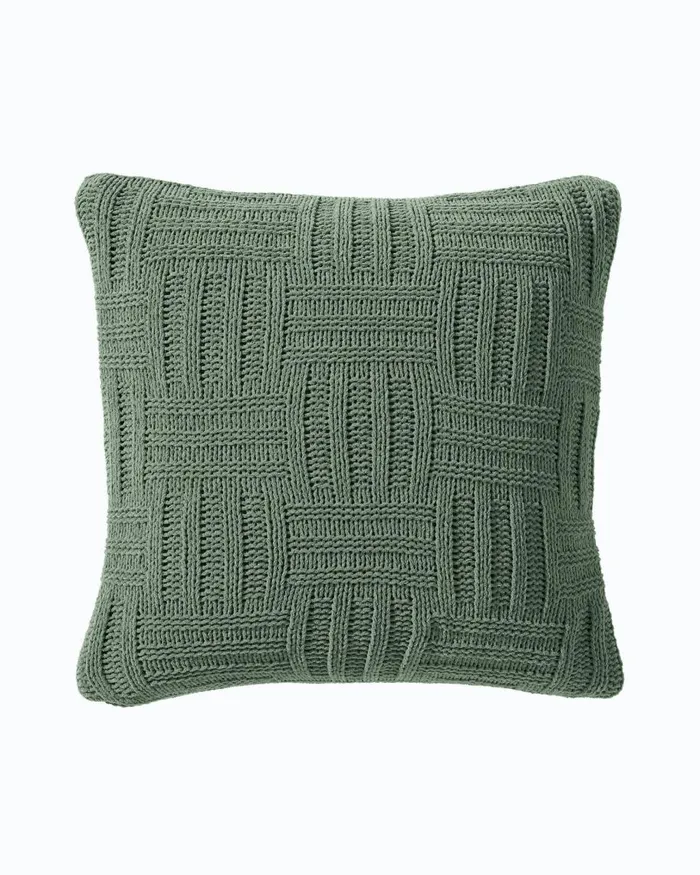 Tommy Bahama Chain Basket Decorative Pillow Green Beach and Home Pillows and Shams Tommy Bahama Chain Basket Decorative Pillow Green Beach and Home Pillows and Shams