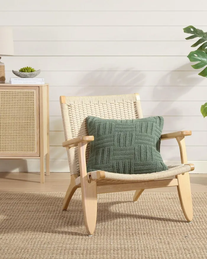Tommy Bahama Chain Basket Decorative Pillow Green Beach and Home Pillows and Shams Tommy Bahama Chain Basket Decorative Pillow Green Beach and Home Pillows and Shams