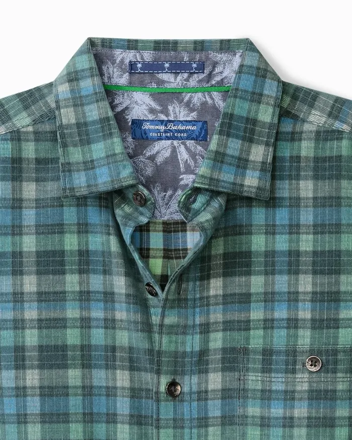 Tommy Bahama Coastline Cord Stretch Lagoon Check Shirt Deep Slate Men Shirts Tommy Bahama Coastline Cord Stretch Lagoon Check Shirt Deep Slate Men Shirts