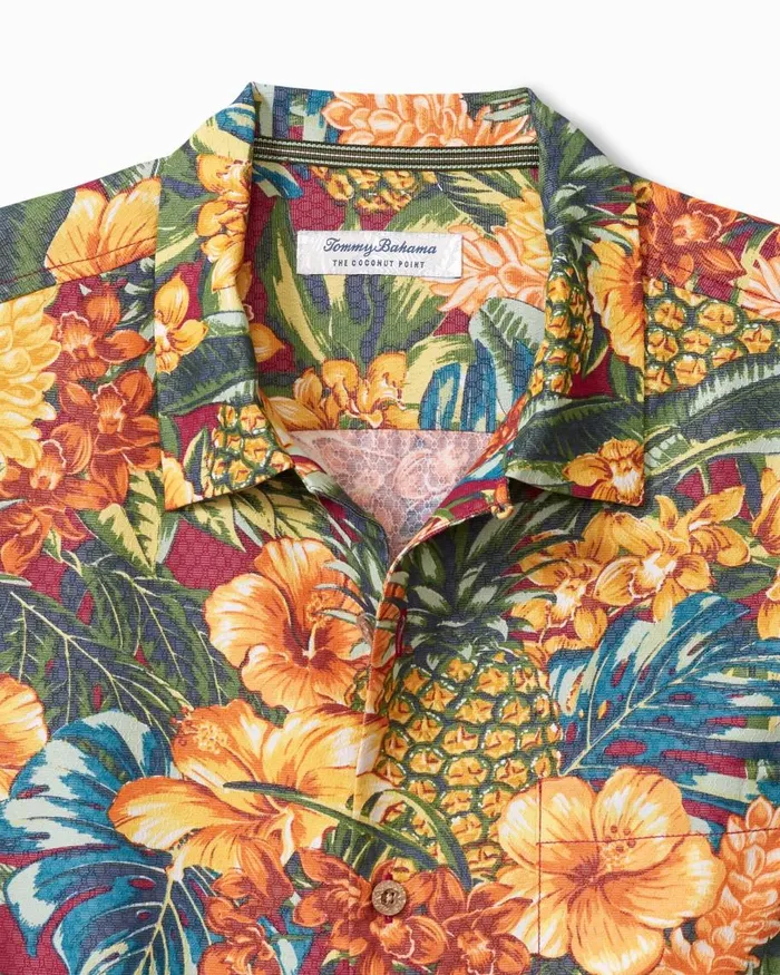 Tommy Bahama Coconut Point Sunset Canopy IslandZone Camp Shirt Dark Sangria Men Shirts Tommy Bahama Coconut Point Sunset Canopy IslandZone Camp Shirt Dark Sangria Men Shirts