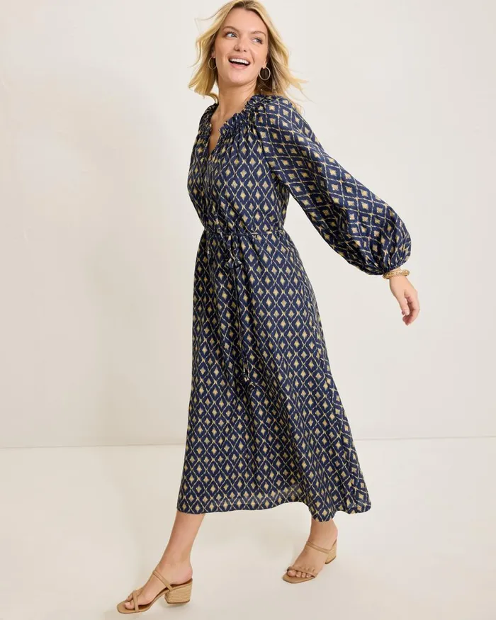 Tommy Bahama Diamond Cay LongSleeve Maxi Dress Coastline Women Dresses Tommy Bahama Diamond Cay LongSleeve Maxi Dress Coastline Women Dresses