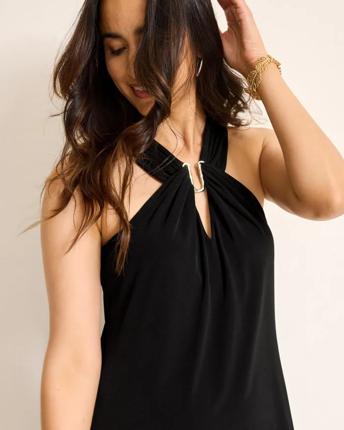 Tommy Bahama Halter Short Dress Black Women Dresses Tommy Bahama Halter Short Dress Black Women Dresses