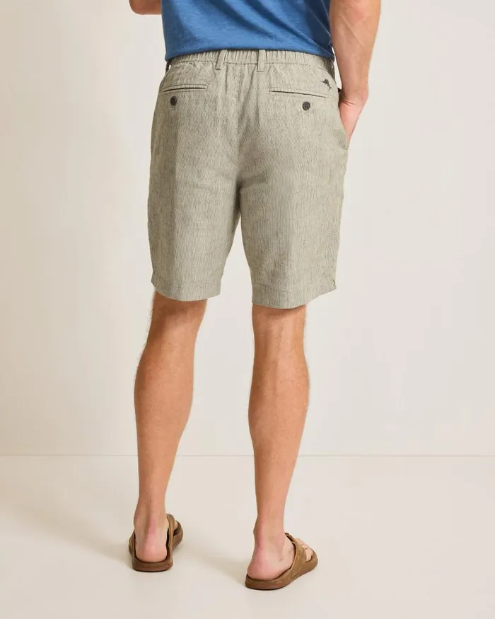 Tommy Bahama Isla Sands Stripe StretchLinen 9Inch Shorts Beach Men Shorts Tommy Bahama Isla Sands Stripe StretchLinen 9Inch Shorts Beach Men Shorts
