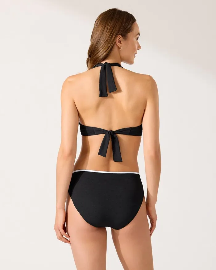 Tommy Bahama Island Cays Cabana Underwire Halter Bikini Top Black Women Bikini Tops Tommy Bahama Island Cays Cabana Underwire Halter Bikini Top Black Women Bikini Tops