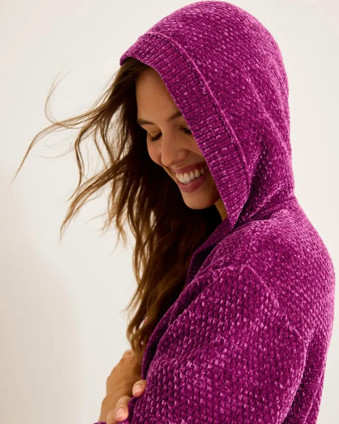 Tommy Bahama Island Luna Chenille Hoodie Island Sunset Women Sweaters Tommy Bahama Island Luna Chenille Hoodie Island Sunset Women Sweaters