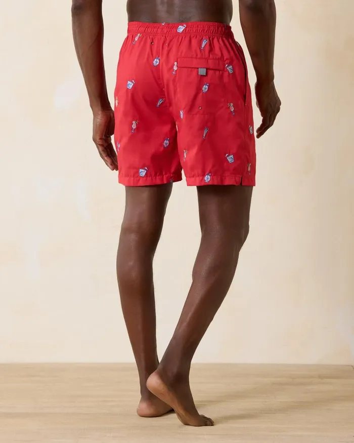 Tommy Bahama Naples Rita Rumble 6Inch Swim Trunks Lollipop Red Men Swim and Boardshorts Tommy Bahama Naples Rita Rumble 6Inch Swim Trunks Lollipop Red Men Swim and Boardshorts