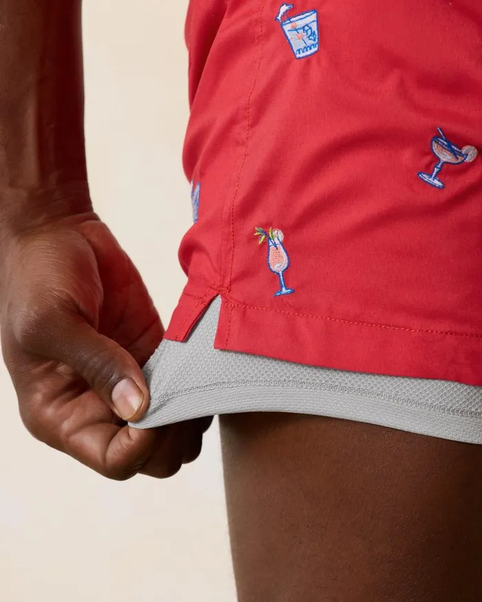 Tommy Bahama Naples Rita Rumble 6Inch Swim Trunks Lollipop Red Men Swim and Boardshorts Tommy Bahama Naples Rita Rumble 6Inch Swim Trunks Lollipop Red Men Swim and Boardshorts