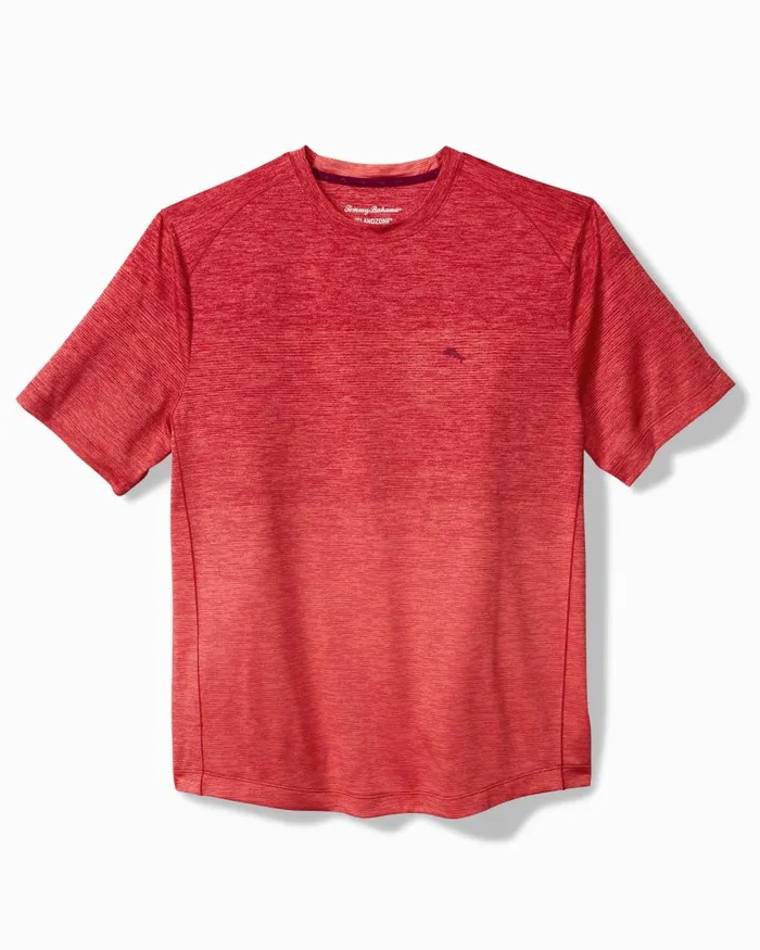 Tommy Bahama Oasis Fade IslandZone Crewneck TShirt Rossovivo Men Shirts
