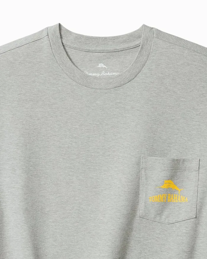 Tommy Bahama Old Dogs Cue Tricks Graphic Pocket TShirt Grey Heather Men Shirts Tommy Bahama Old Dogs Cue Tricks Graphic Pocket TShirt Grey Heather Men Shirts