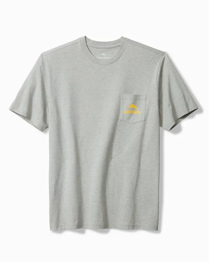 Tommy Bahama Old Dogs Cue Tricks Graphic Pocket TShirt Grey Heather Men Shirts Tommy Bahama Old Dogs Cue Tricks Graphic Pocket TShirt Grey Heather Men Shirts