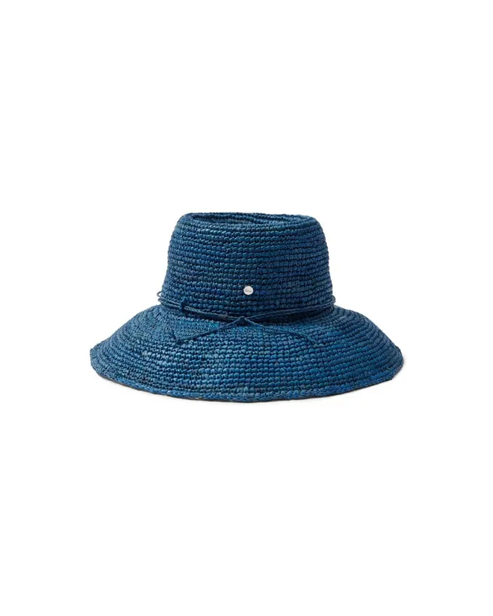 Tommy Bahama Packable Raffia Bucket Hat Deep Water Blue Women Hats and Caps Tommy Bahama Packable Raffia Bucket Hat Deep Water Blue Women Hats and Caps