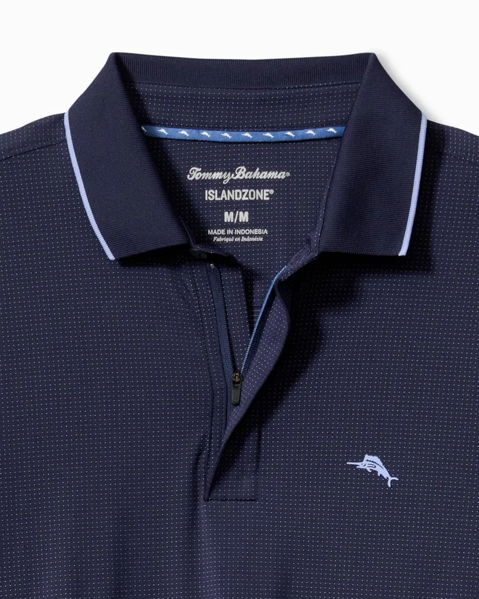 Tommy Bahama Palm Desert Fairway IslandZone LongSleeve Polo Aleutian Night Men Shirts Tommy Bahama Palm Desert Fairway IslandZone LongSleeve Polo Aleutian Night Men Shirts