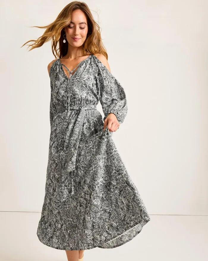 Tommy Bahama Playa Python Maxi Dress Shadow Women Dresses Tommy Bahama Playa Python Maxi Dress Shadow Women Dresses