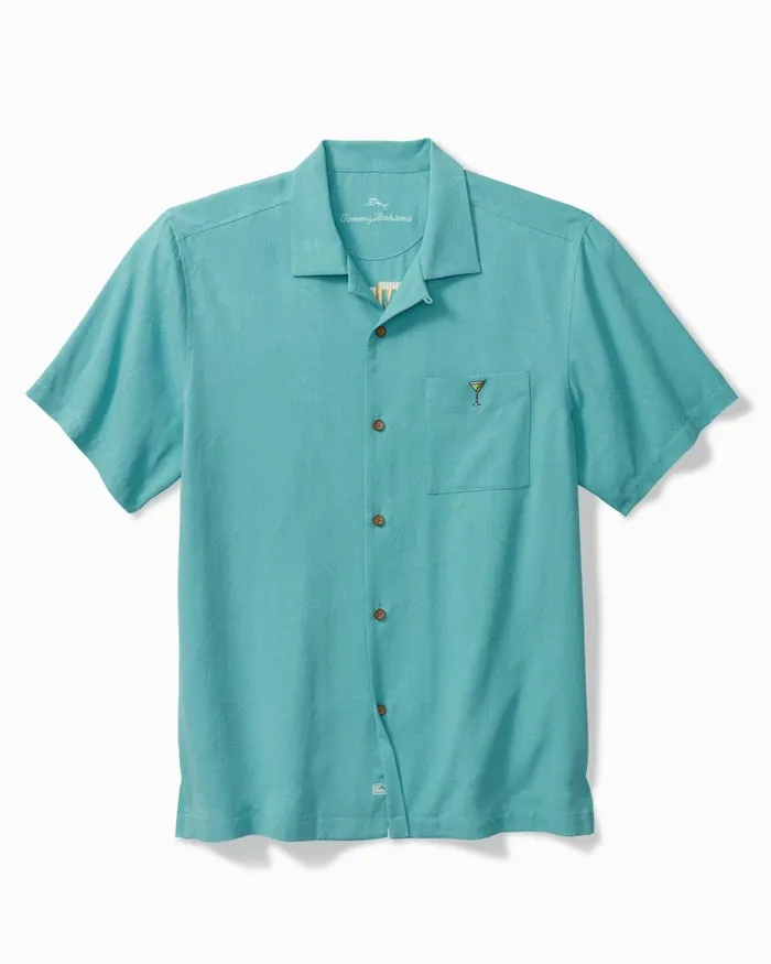 Tommy Bahama Retro Lounge Silk Camp Shirt Como Blue Men Shirts Tommy Bahama Retro Lounge Silk Camp Shirt Como Blue Men Shirts