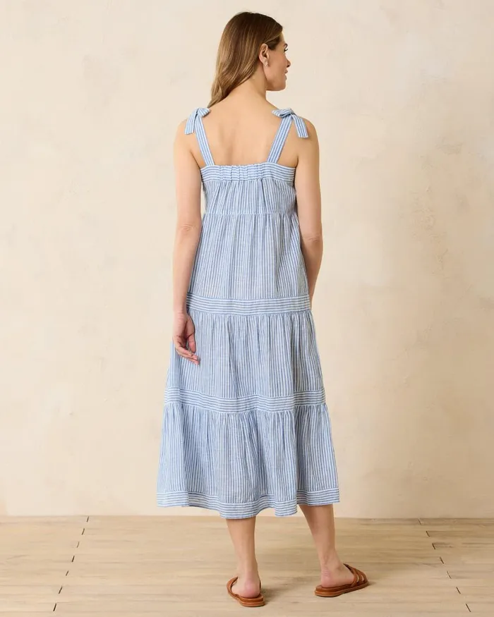 Tommy Bahama Shoreline Stripe Coverup Dress Beaming Blue Women Dresses Tommy Bahama Shoreline Stripe Coverup Dress Beaming Blue Women Dresses