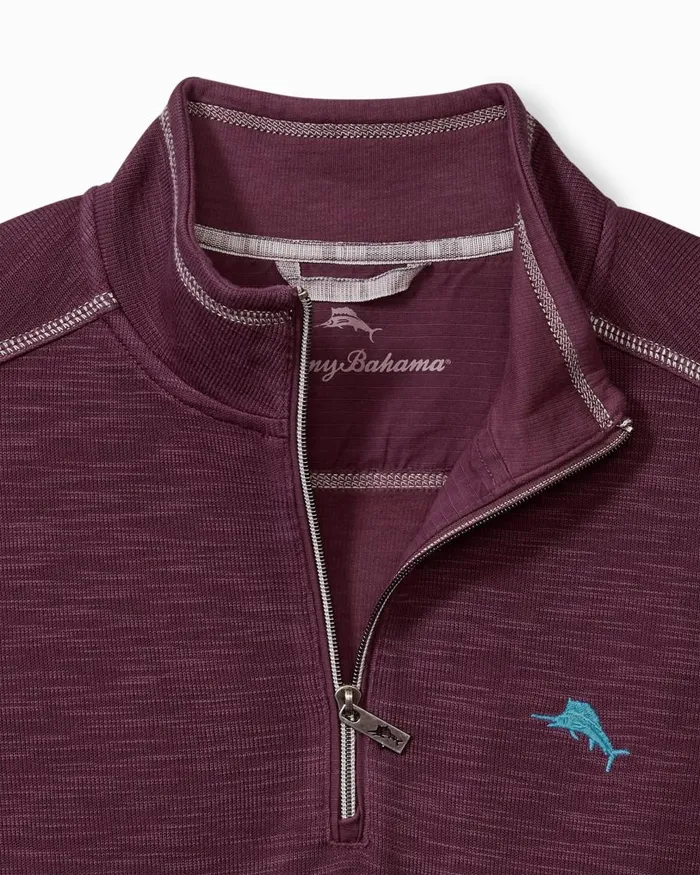 Tommy Bahama Tobago Bay HalfZip Sweatshirt Blackberry Fizz Men Sweatshirts Tommy Bahama Tobago Bay HalfZip Sweatshirt Blackberry Fizz Men Sweatshirts