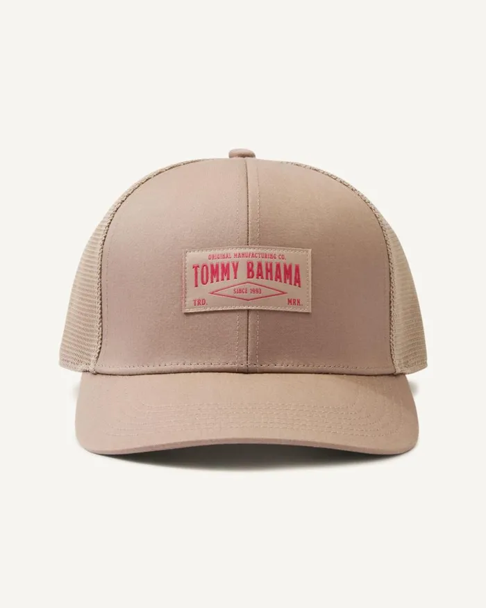 Tommy Bahama Vintage Tommy Bahama Packable Trucker Cap Khaki Men Hats and Caps