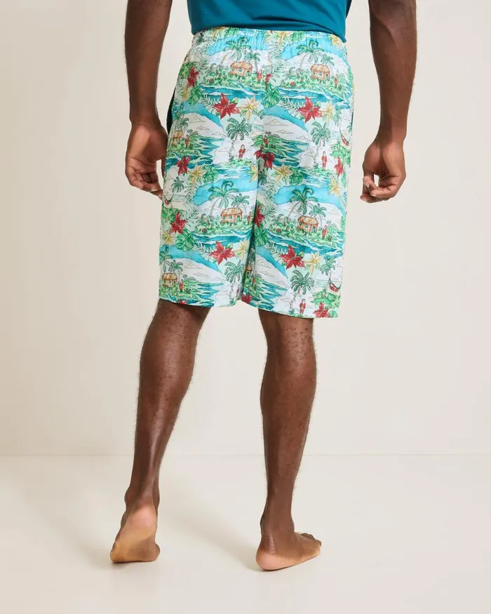 Tommy Bahama Woven Tropical Print Pajama Shorts Big Sky Blue Men Loungewear and Pajamas Tommy Bahama Woven Tropical Print Pajama Shorts Big Sky Blue Men Loungewear and Pajamas
