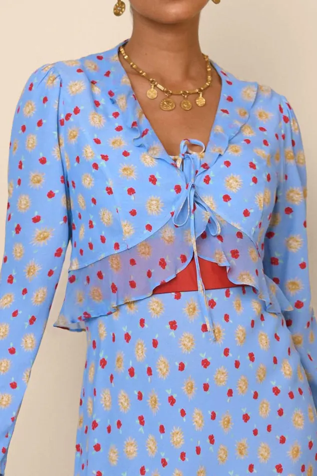 Tops Women RIXO Neelu Sun Petal Serenity