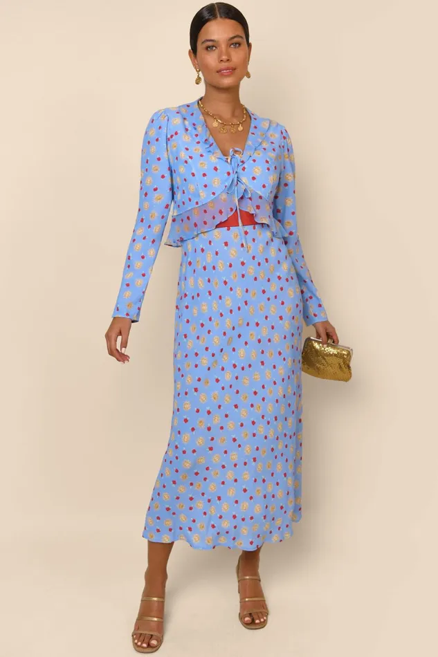 Tops Women RIXO Neelu Sun Petal Serenity Tops Women RIXO Neelu Sun Petal Serenity