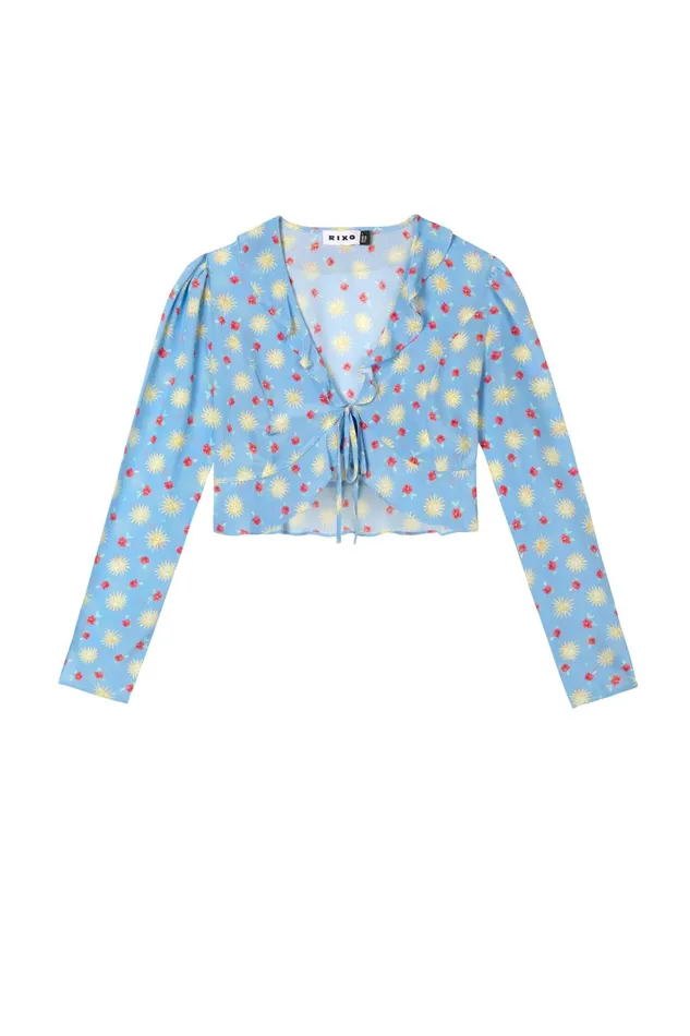 Tops Women RIXO Neelu Sun Petal Serenity Tops Women RIXO Neelu Sun Petal Serenity