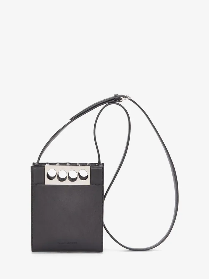 Totes Men Alexander McQueen The Grip Mini Tote Bag Black