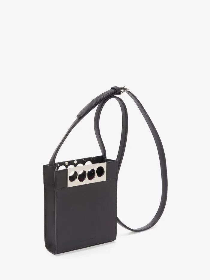 Totes Men Alexander McQueen The Grip Mini Tote Bag Black
