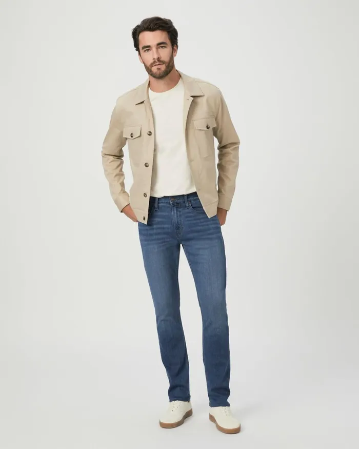Transcend Federal Slim Straight Jean 8211 Heffley Men PAIGE Denim